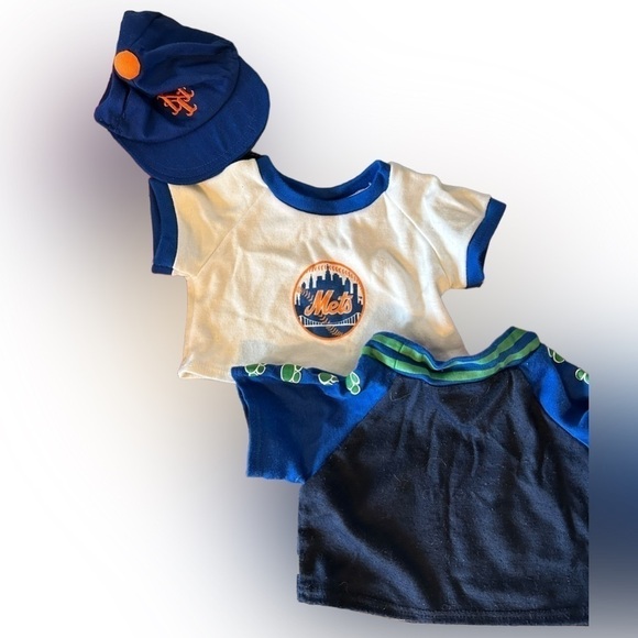 Build A Bear Lot BAB Christmas, NY Mets, Shoes, Carrier & More - Picture 3 of 5